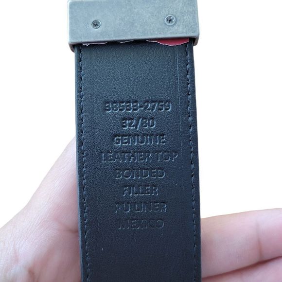 Levi Strauss Signature Genuine Leather Dark Brown Men's Sz 32 38533-2759 - Picture 3 of 5